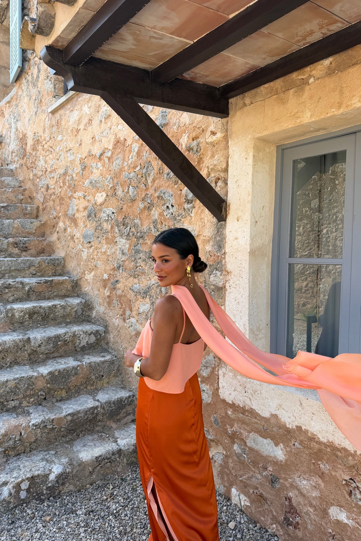 Amelia Vestido en Naranja